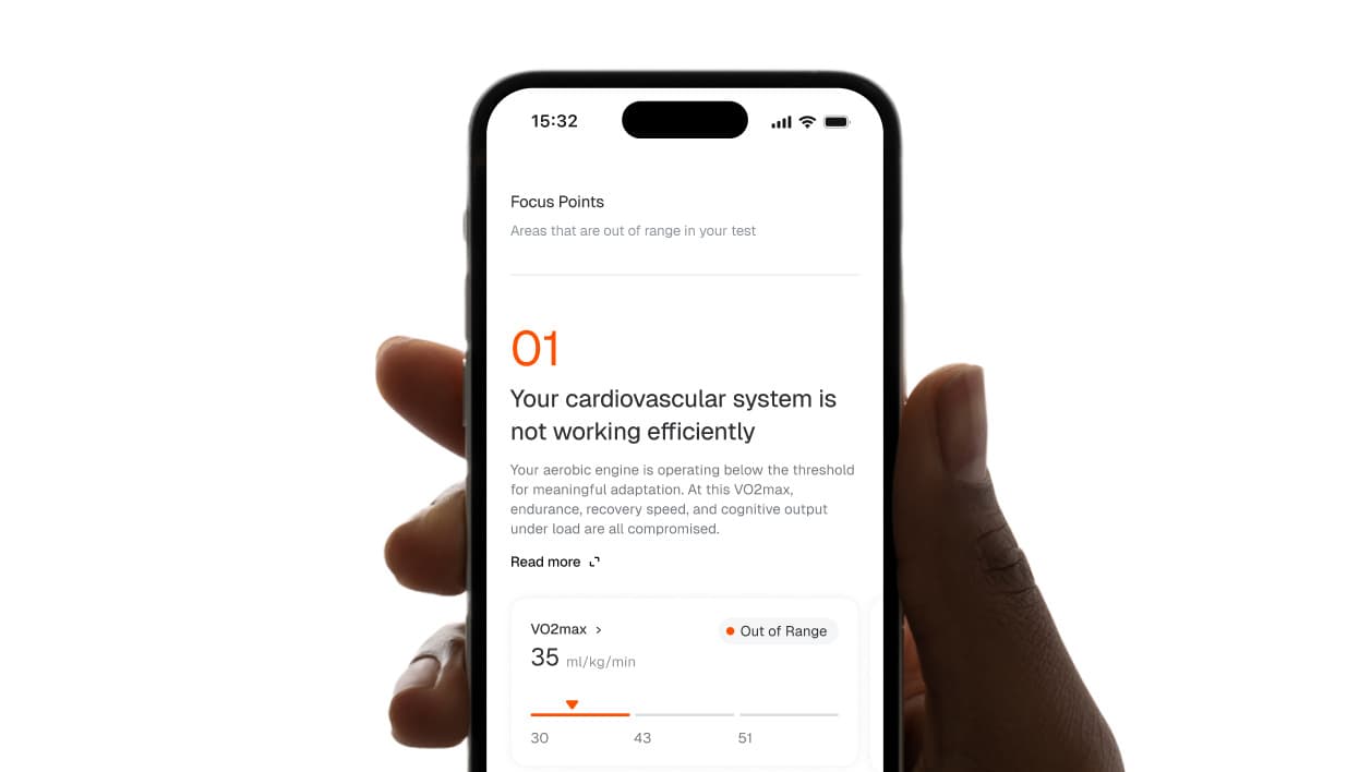 Produktansicht eines Gesundheitsberichts in der anomalie App.
